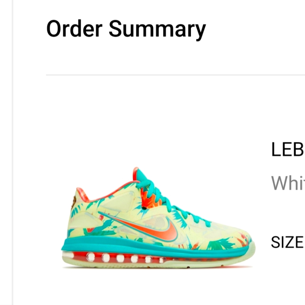 Nike lebron sneakers men's size 9 womens 11